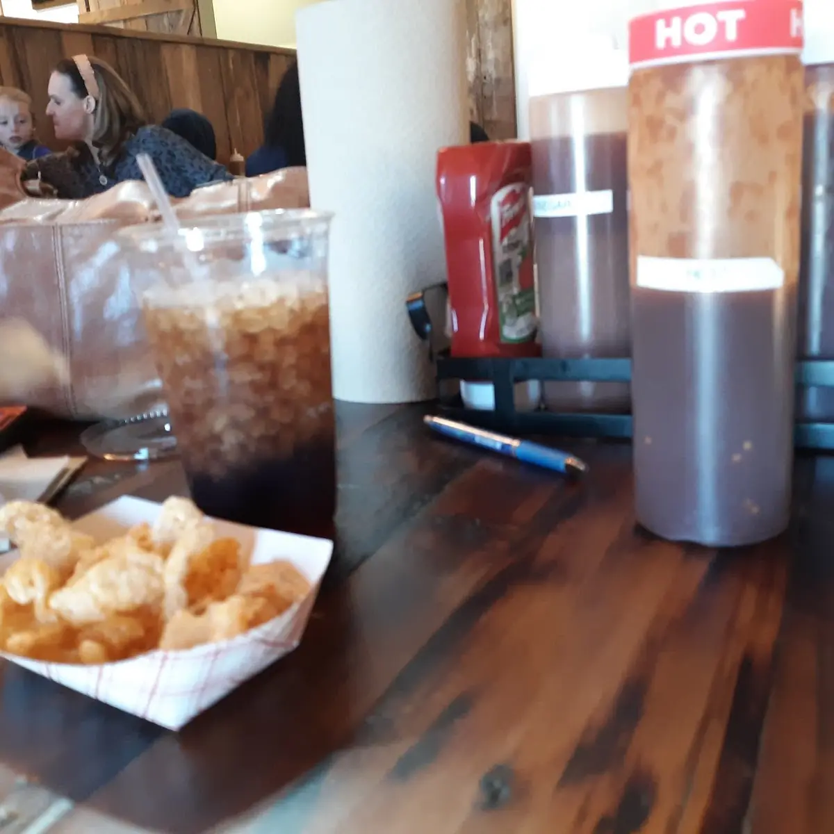 Home Made Pork Skins and Drink's to Start
