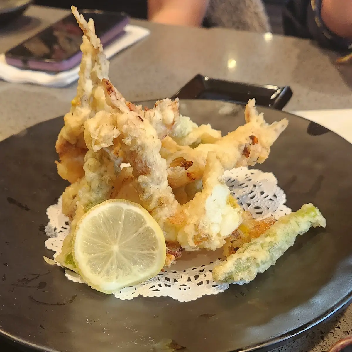 Fried Soft Shell Crabs with Ponzu Sauce