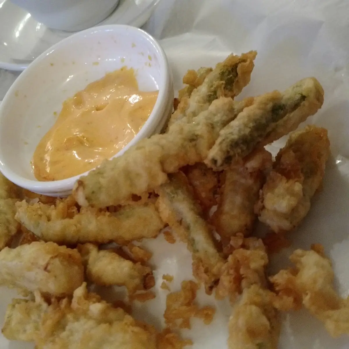 Tempura Green Beans with Special Sauce
