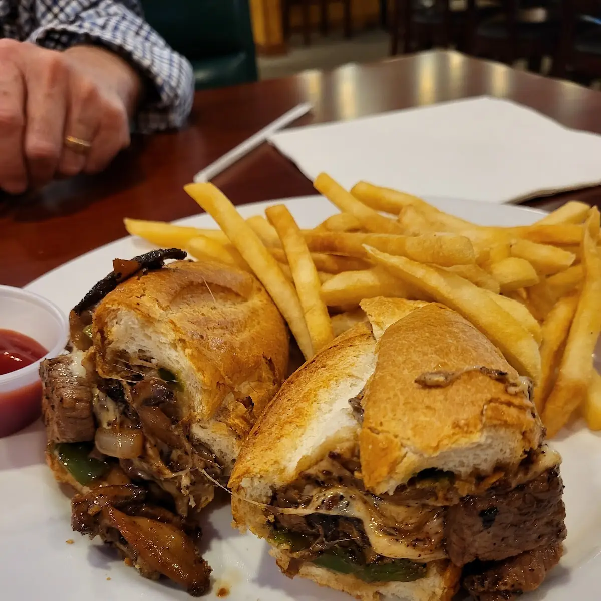 Really Sliced Grilled Steak Sandwich