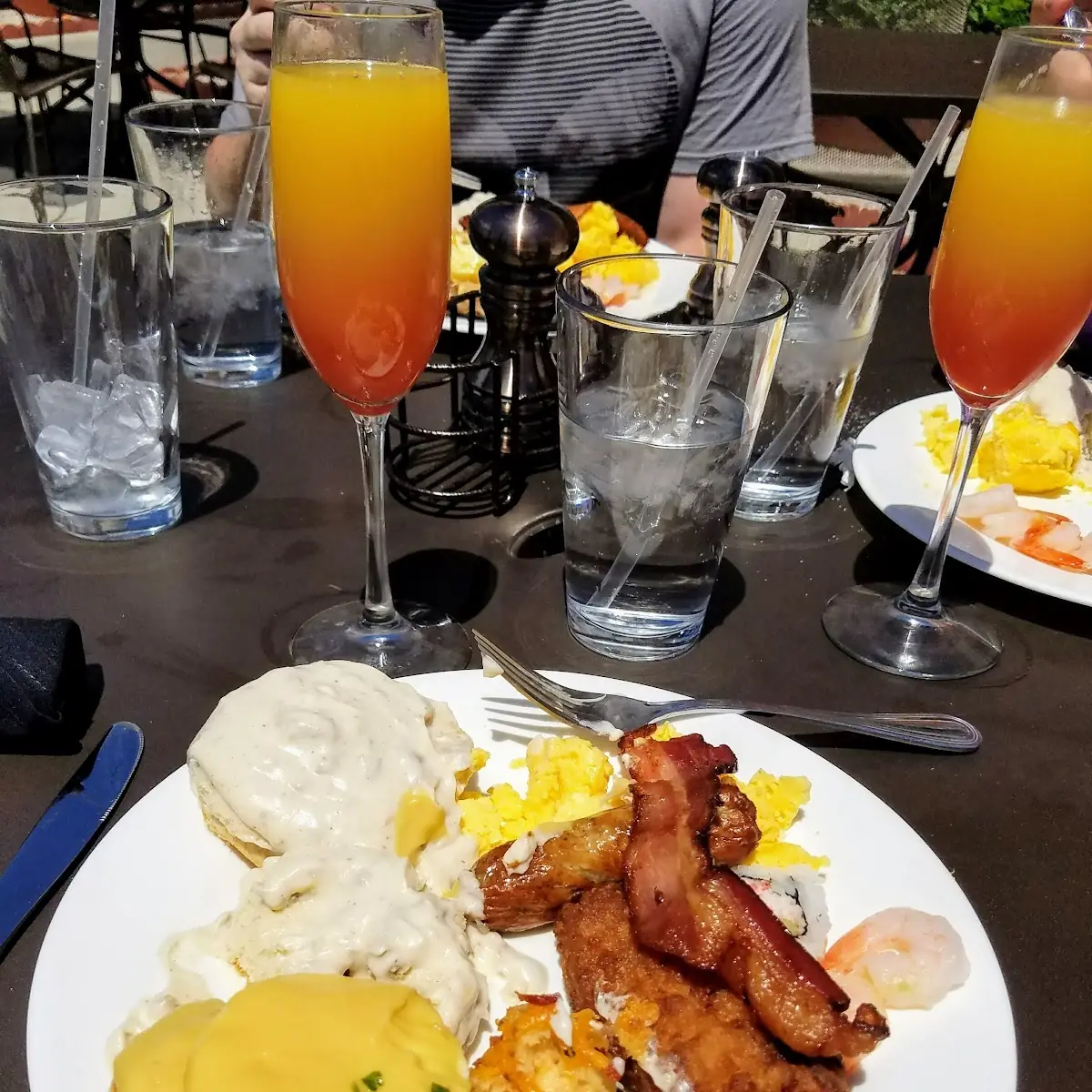Biscuits and Gravy Scrambled Eggs Bacon