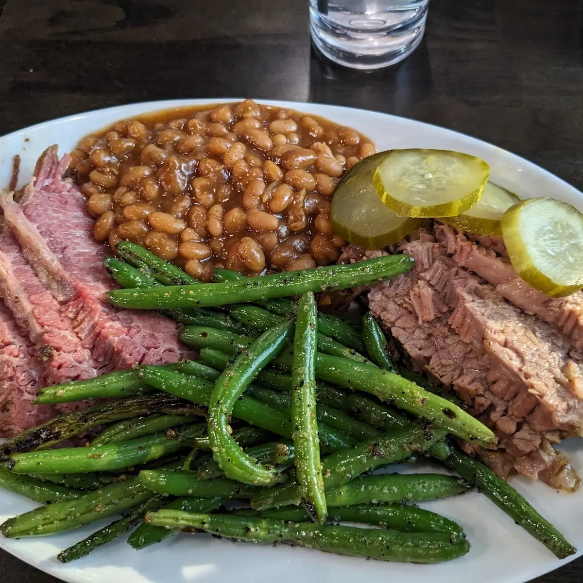 Corned Beef Brisket Baked Beans Green Beans