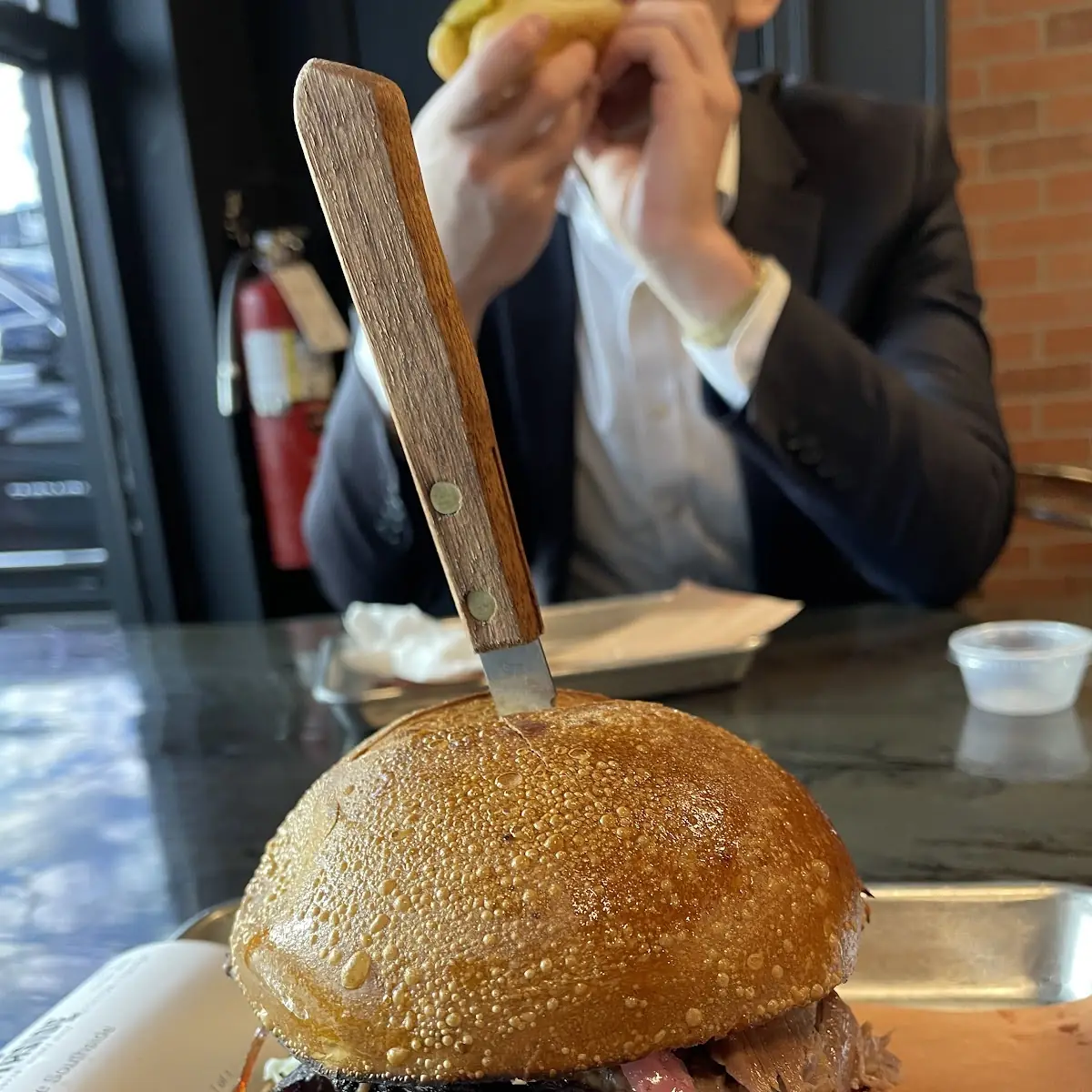 Smoked Brisket Sandwich