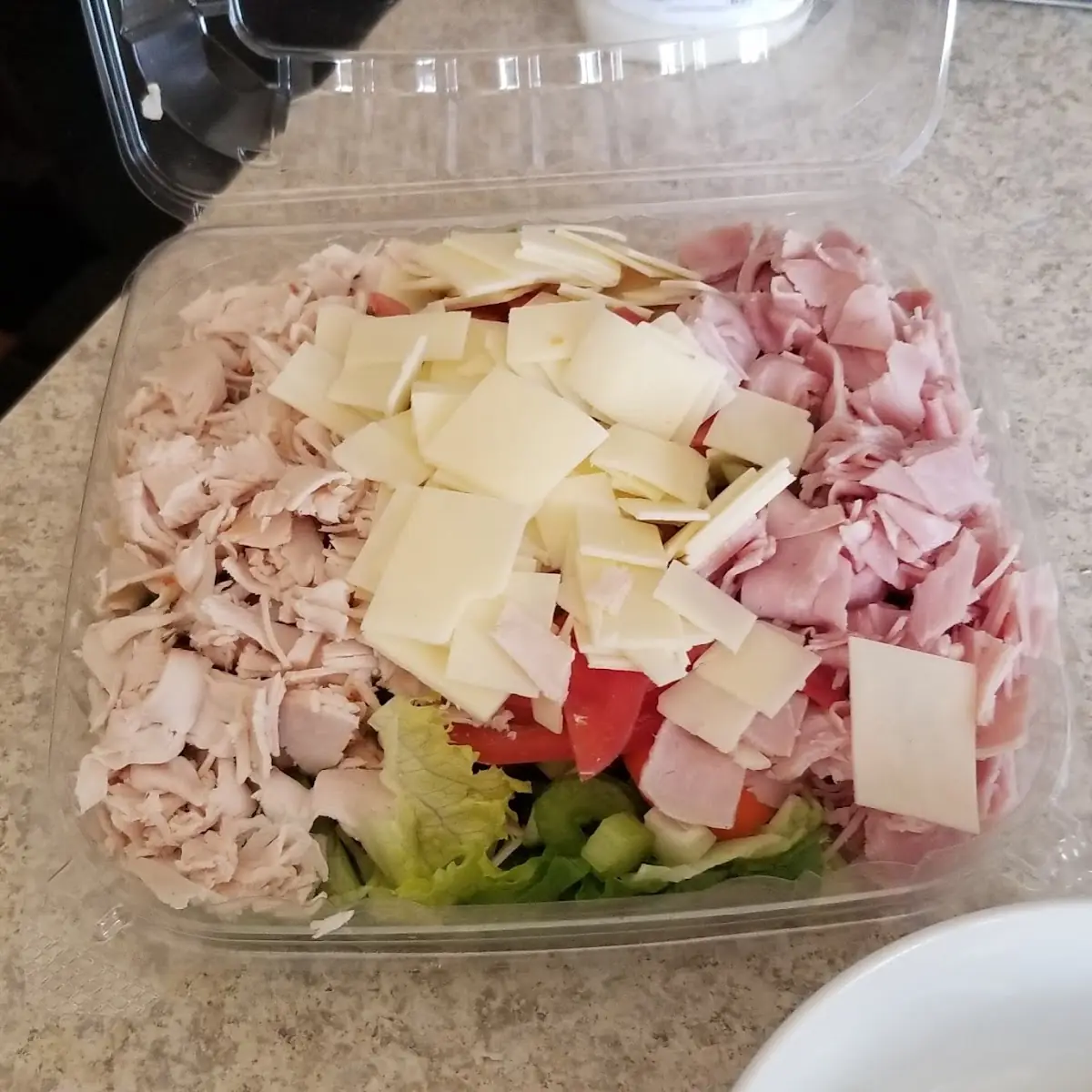 Chef Salad with Turkey and Ham