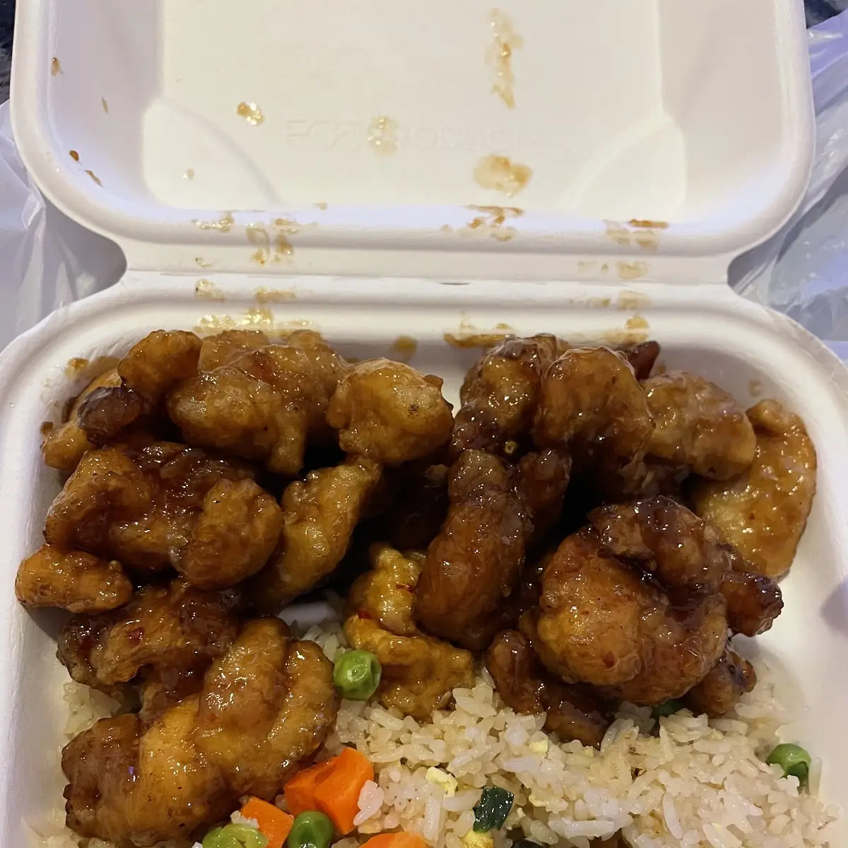 Fried Rice Orange Chicken