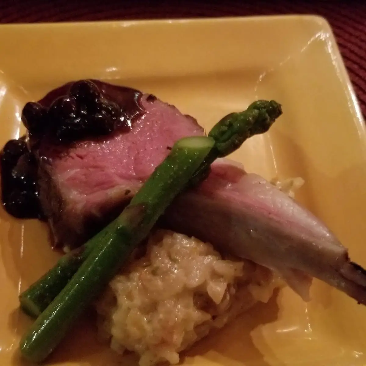 Lamb Pops & Sauteed Asparagus