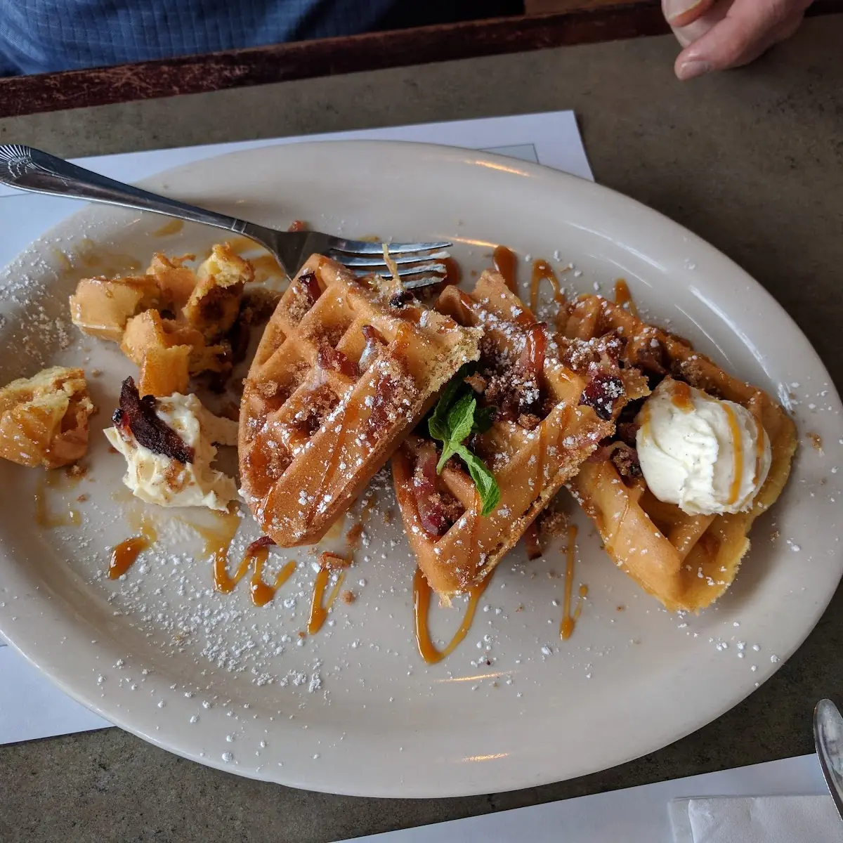 Salted Caramel Waffle