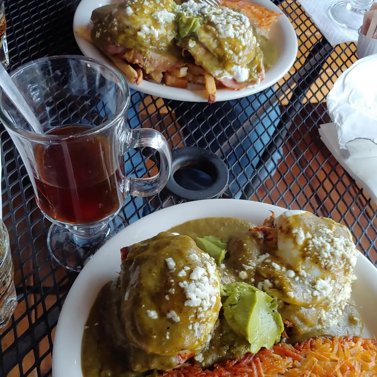 Poblano Eggs Benedict