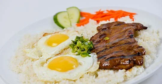 Charbroiled Pork Chop & Fried Egg on Rice, Saigon D’Arcy Vietnamese Kitchen
