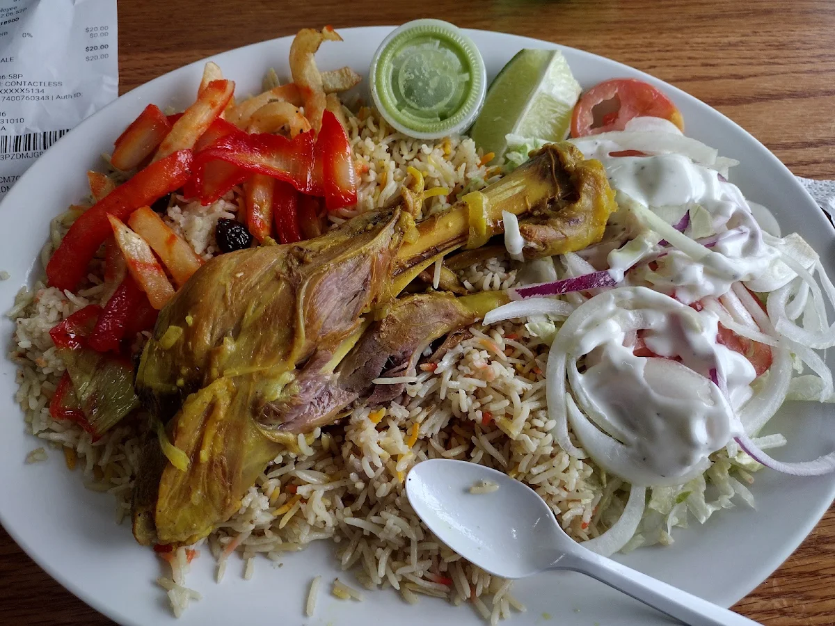 Lamb Shank with Rice