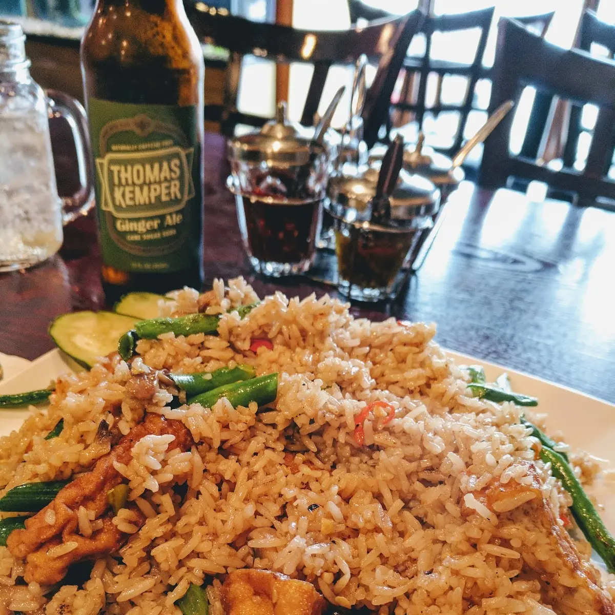 Graplau Fried Rice Tofu Basil Fried Rice