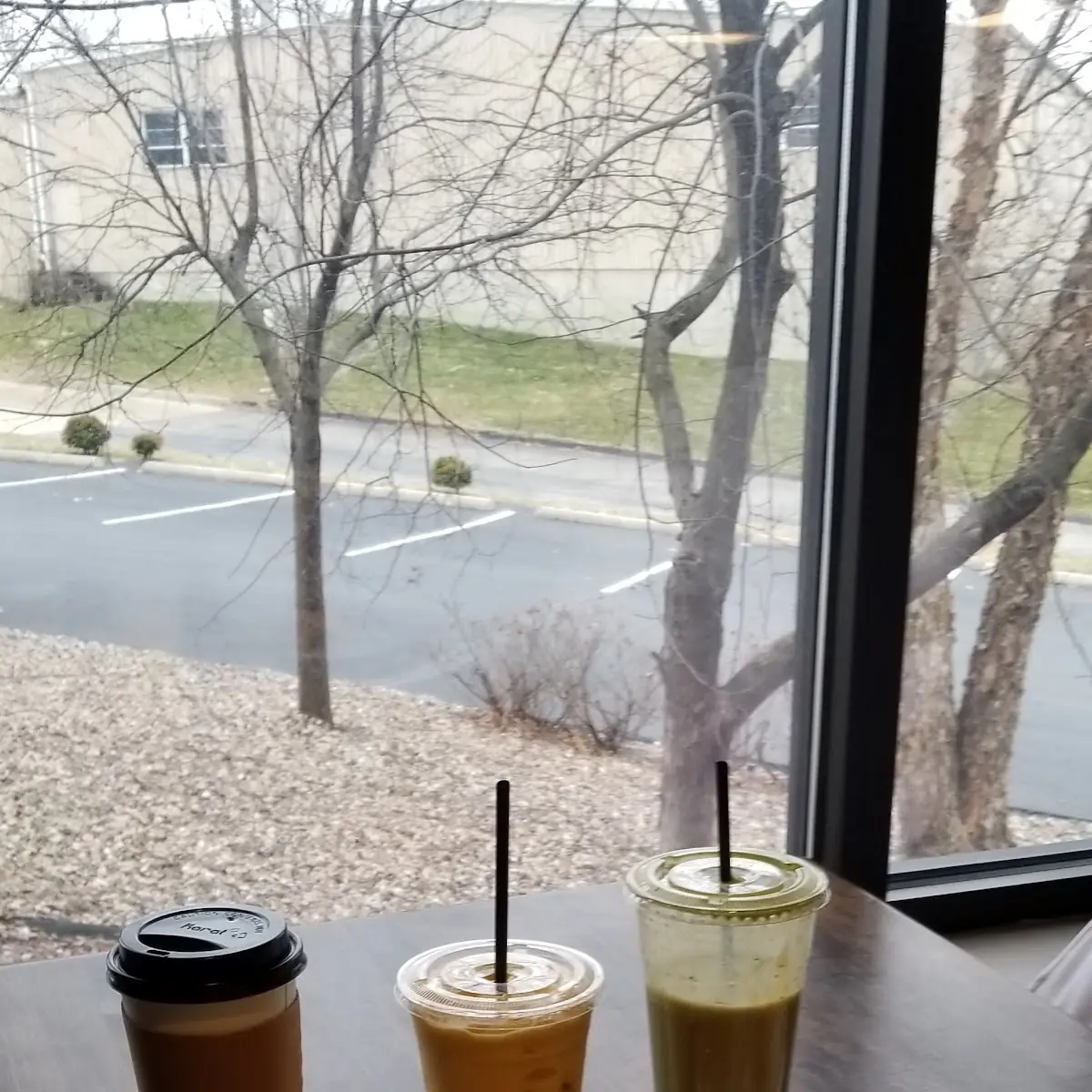 Strawberry Matcha on Ice