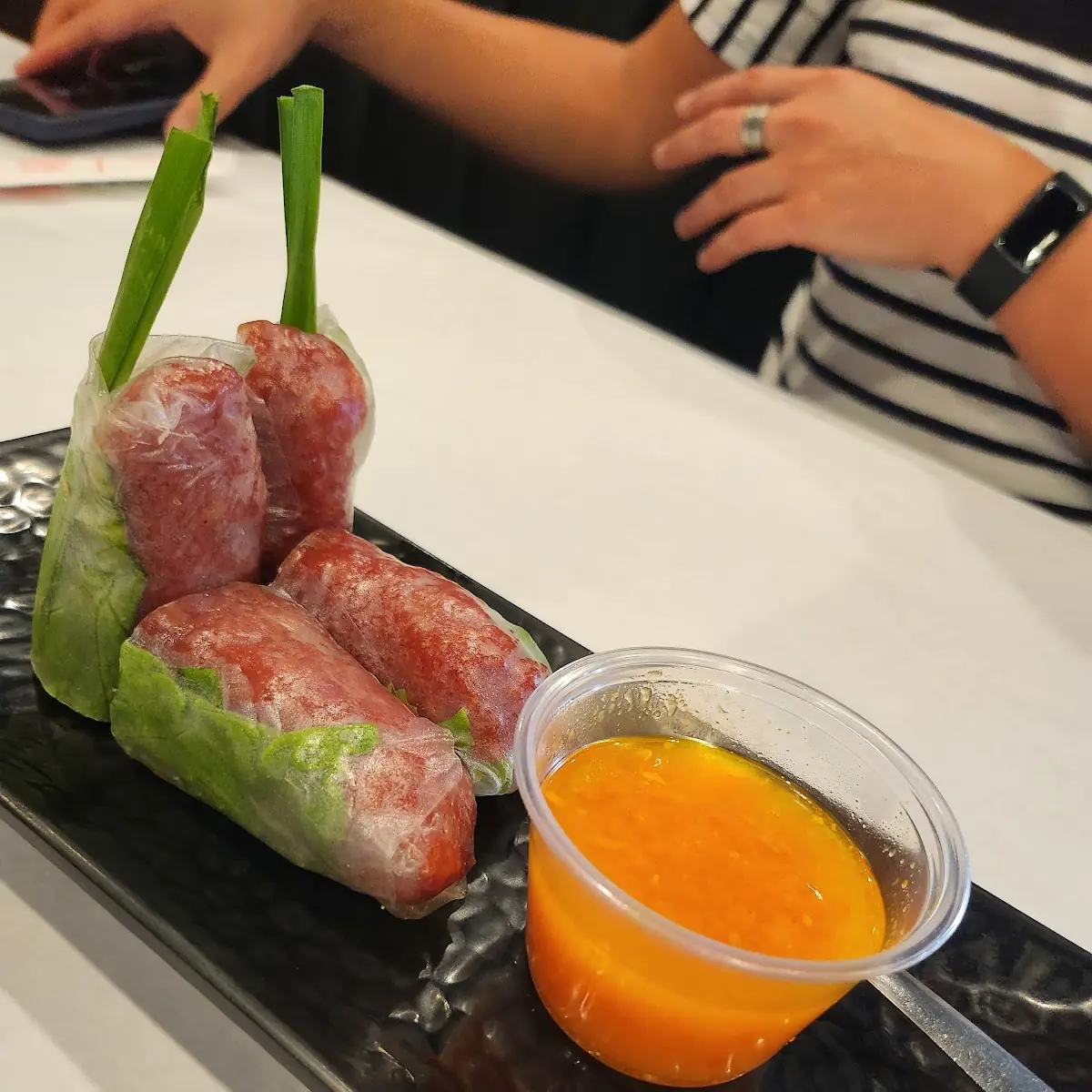 Raw Ahi Tuna Spring Rolls