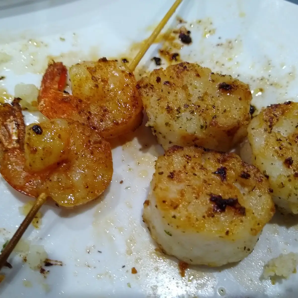 Grilled Shrimp and Scallops