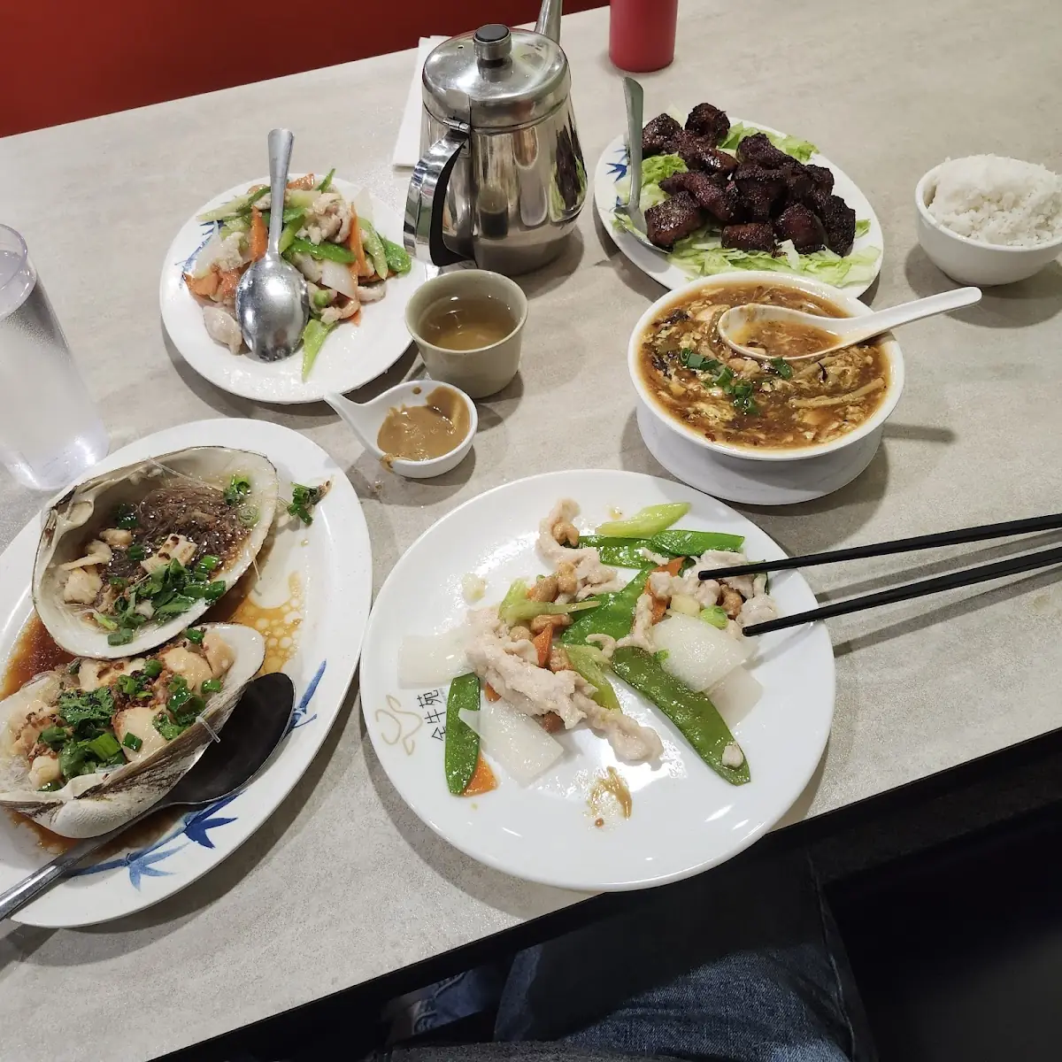 Surf Clam with Ginger and Vermicelli