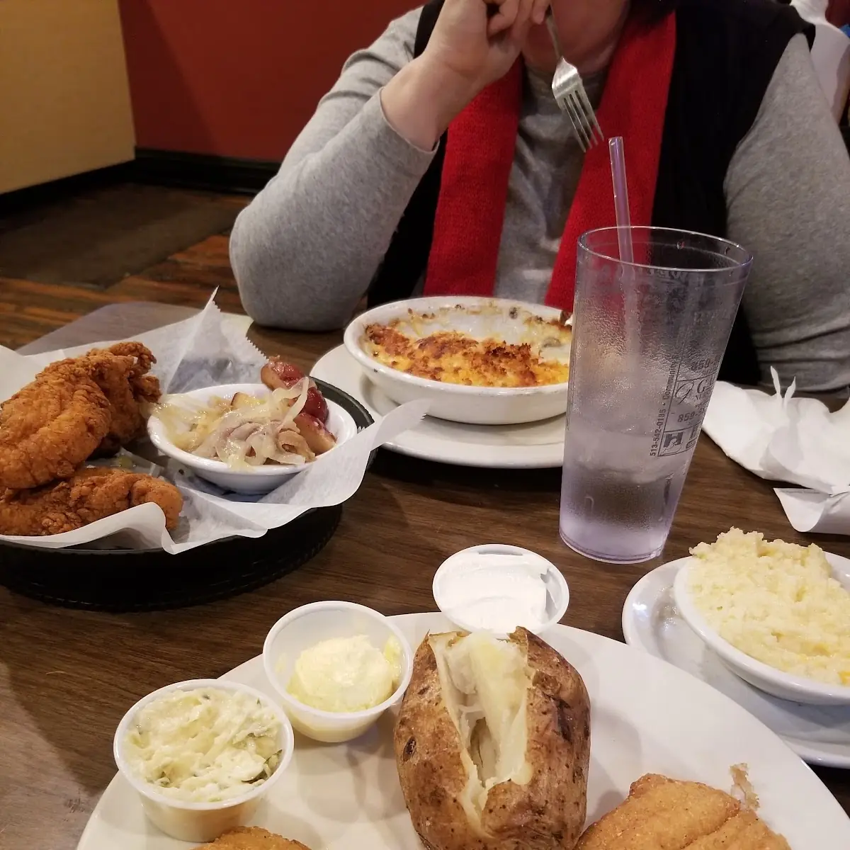 Catfish Dinner with Coleslaw
