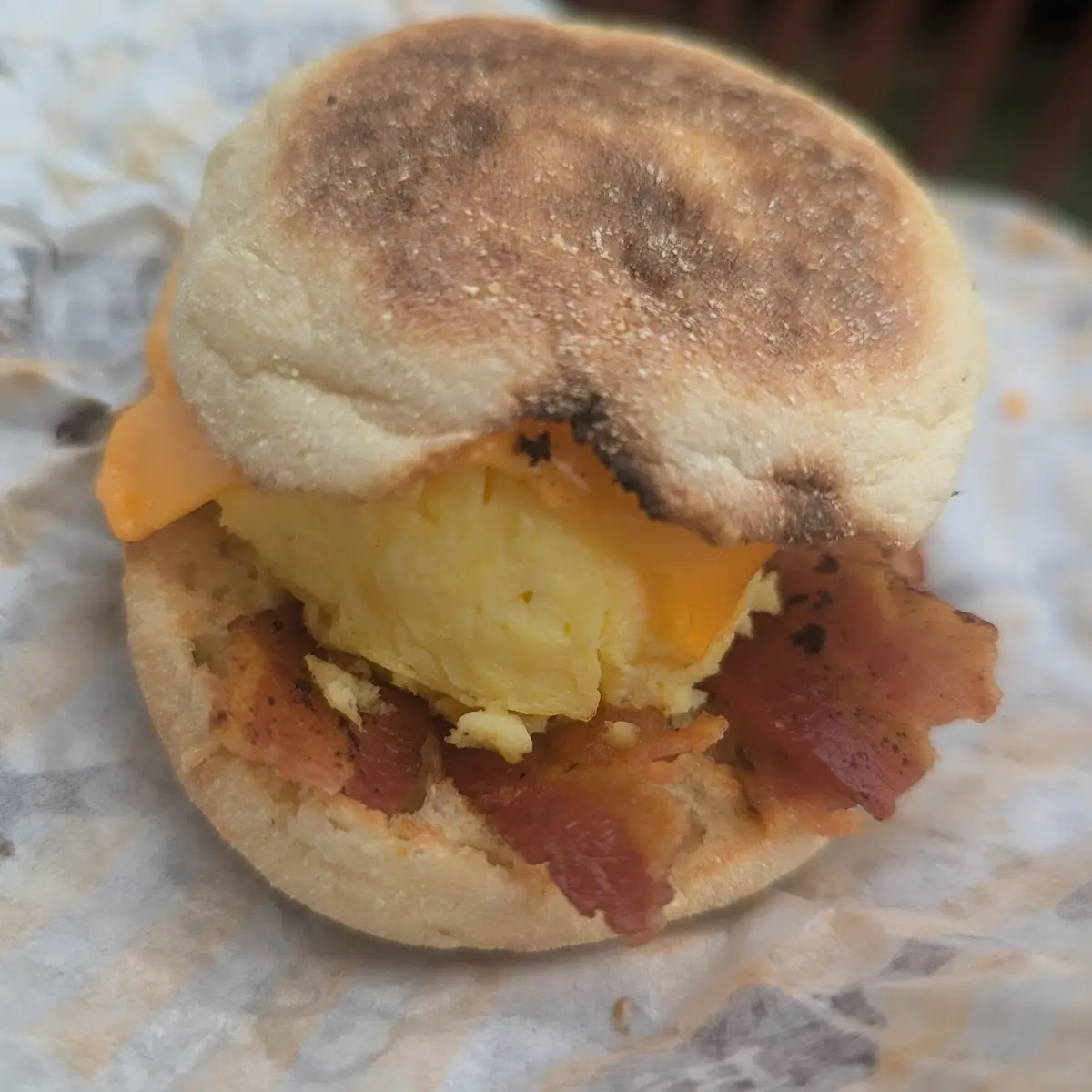 Bacon Egg and Cheese English Muffin