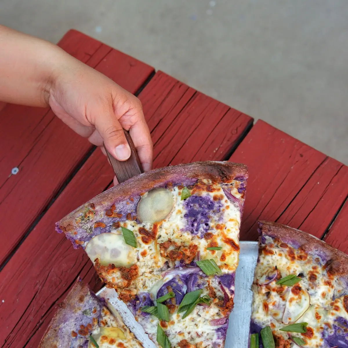 Limited Time Ube Pizza