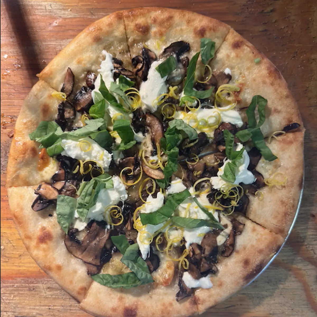 Miso Mushroom Pizza - 18 Inches