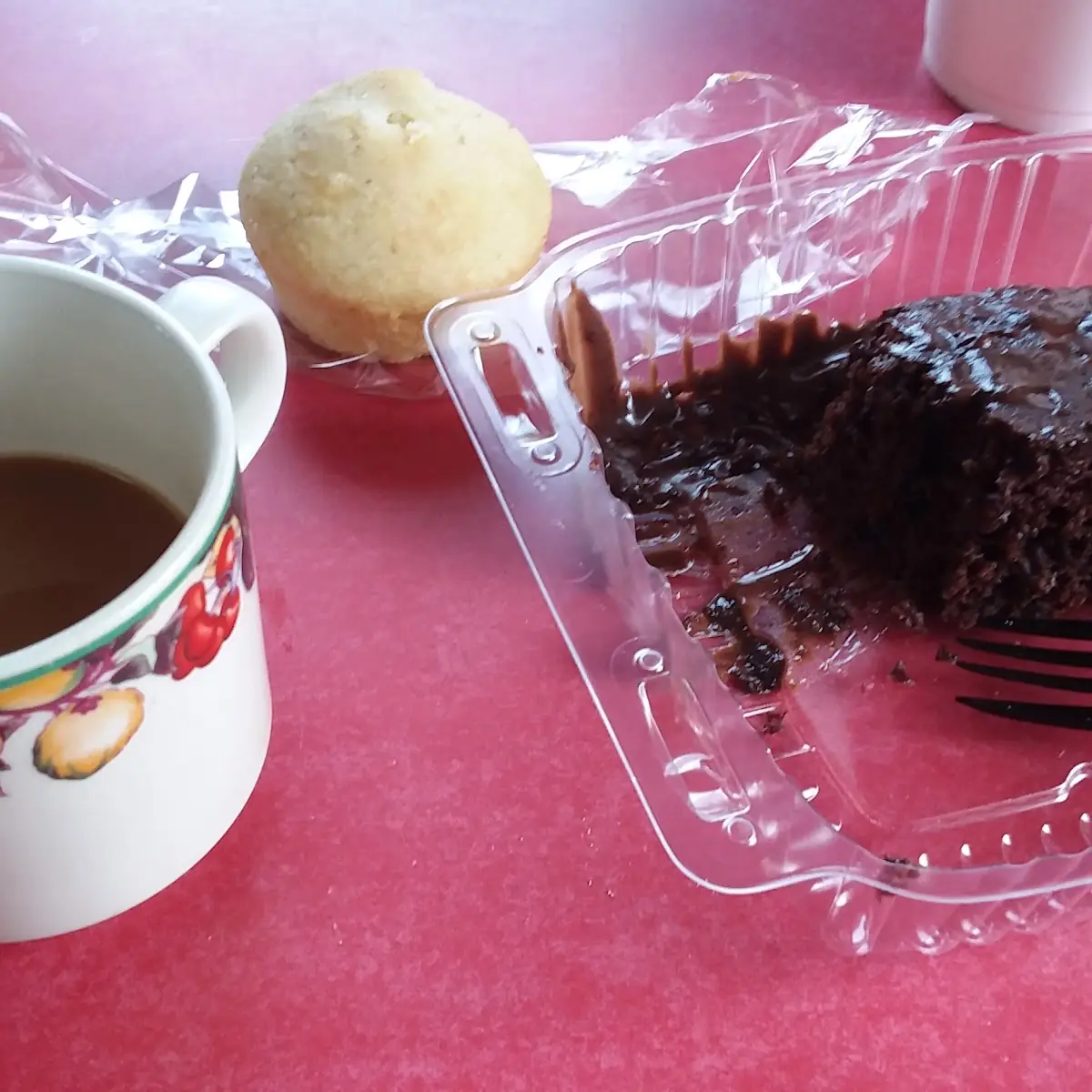 Luscious Chocolate Cake and Coffee