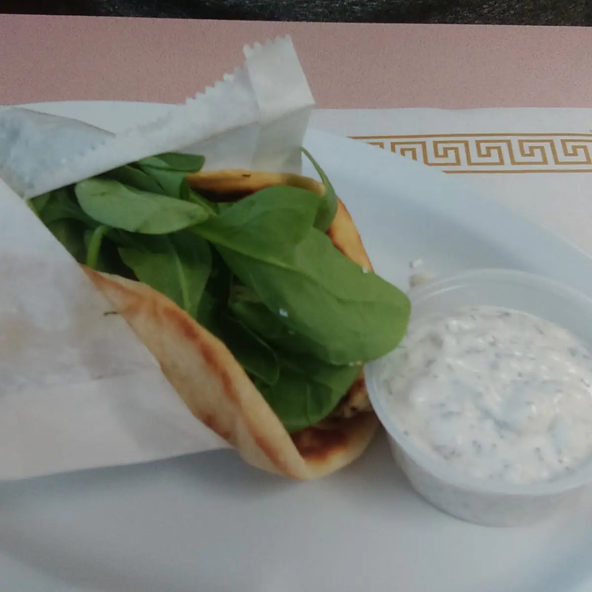 Spinach Chicken Wrap with Feta