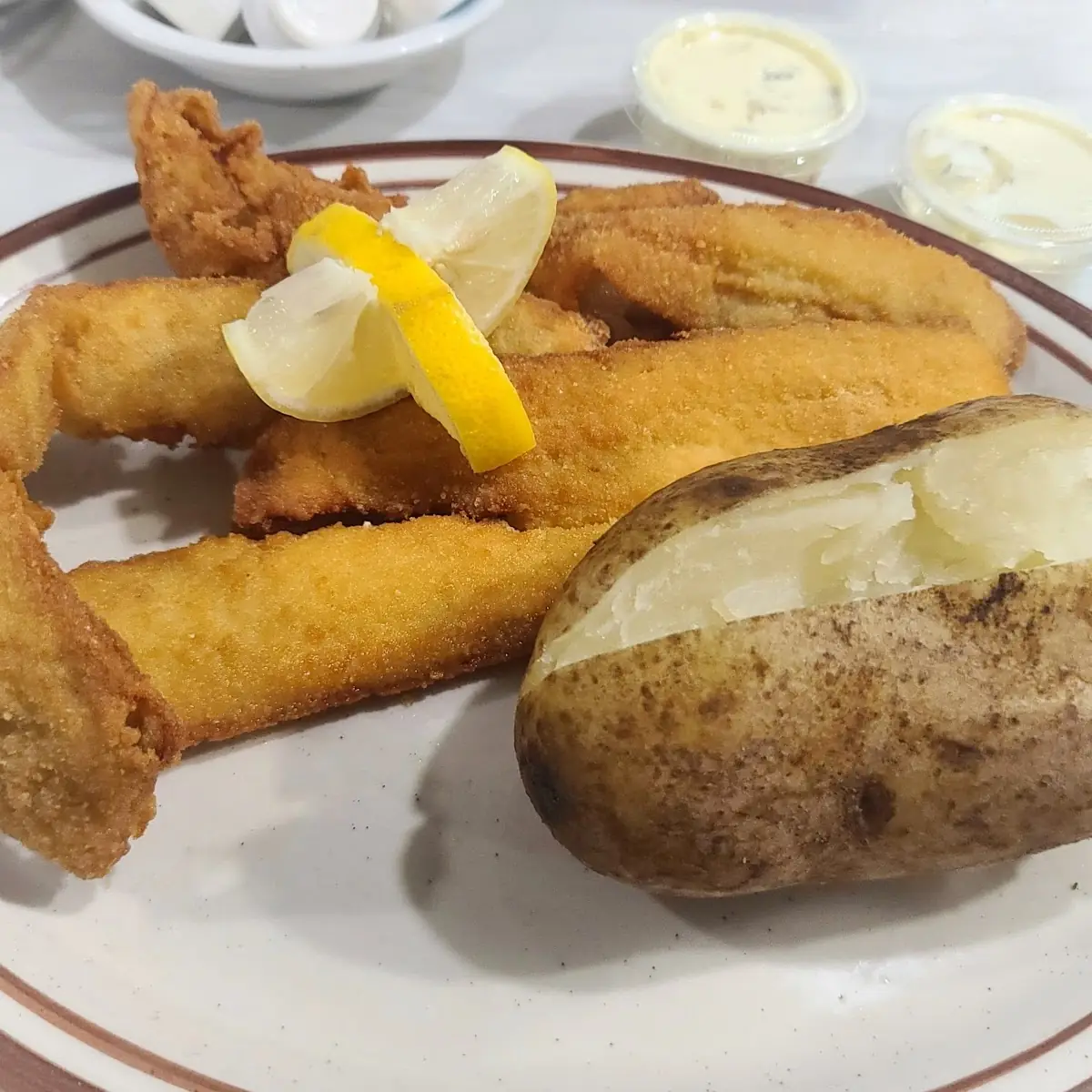 Bream and Baked Potato