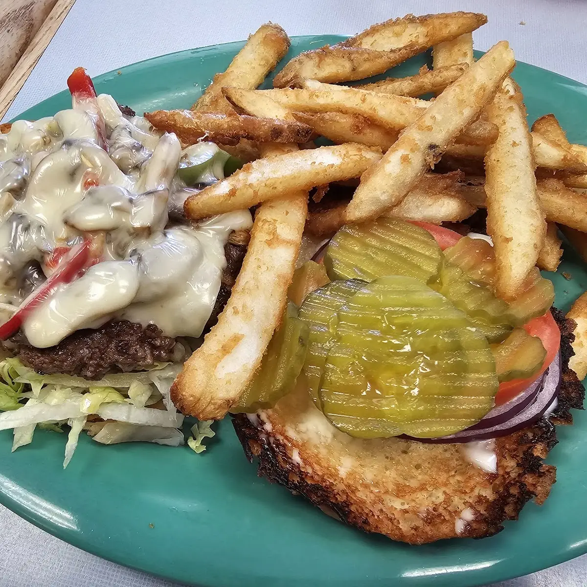 Mushroom & Swiss Burger