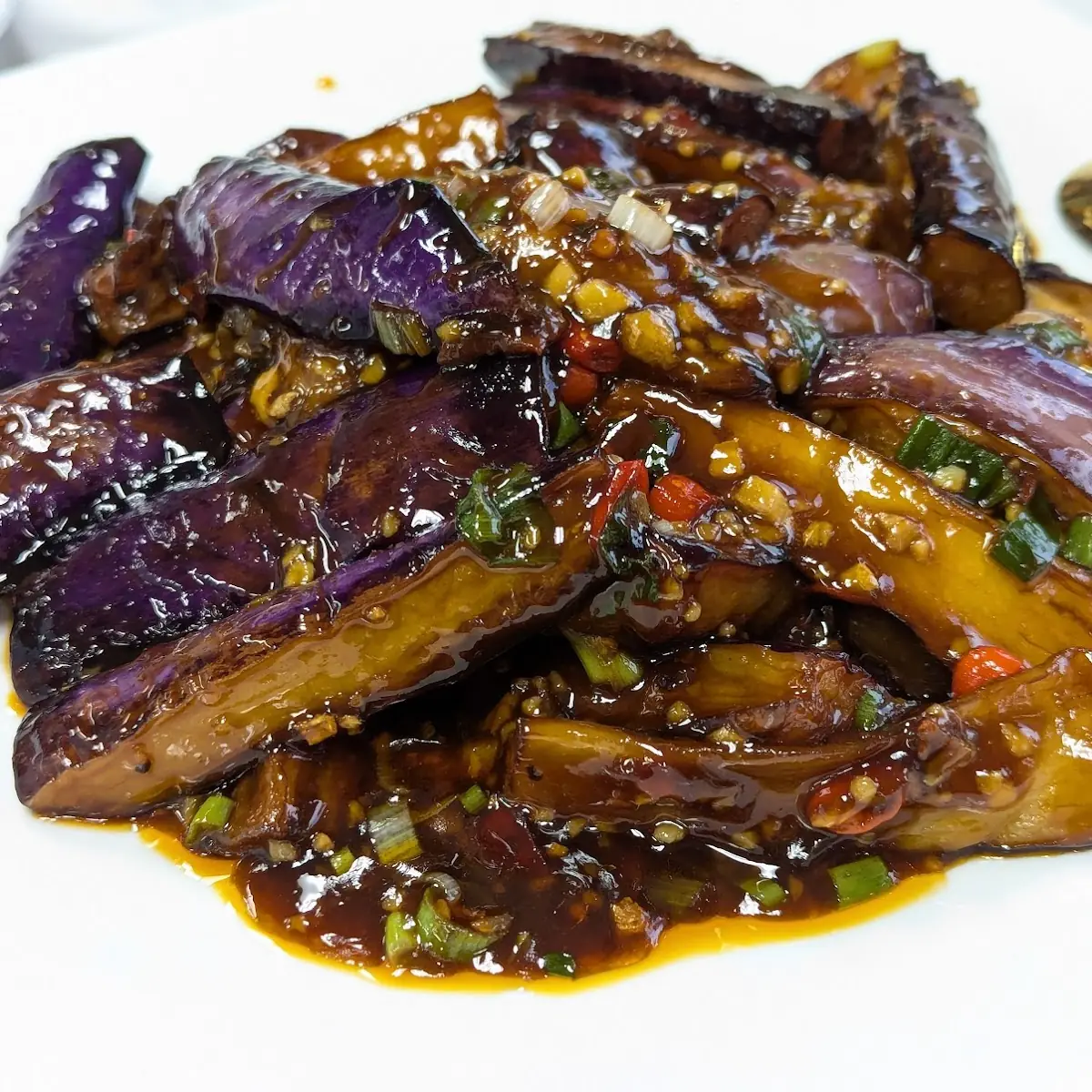 Eggplant w Garlic Sauce