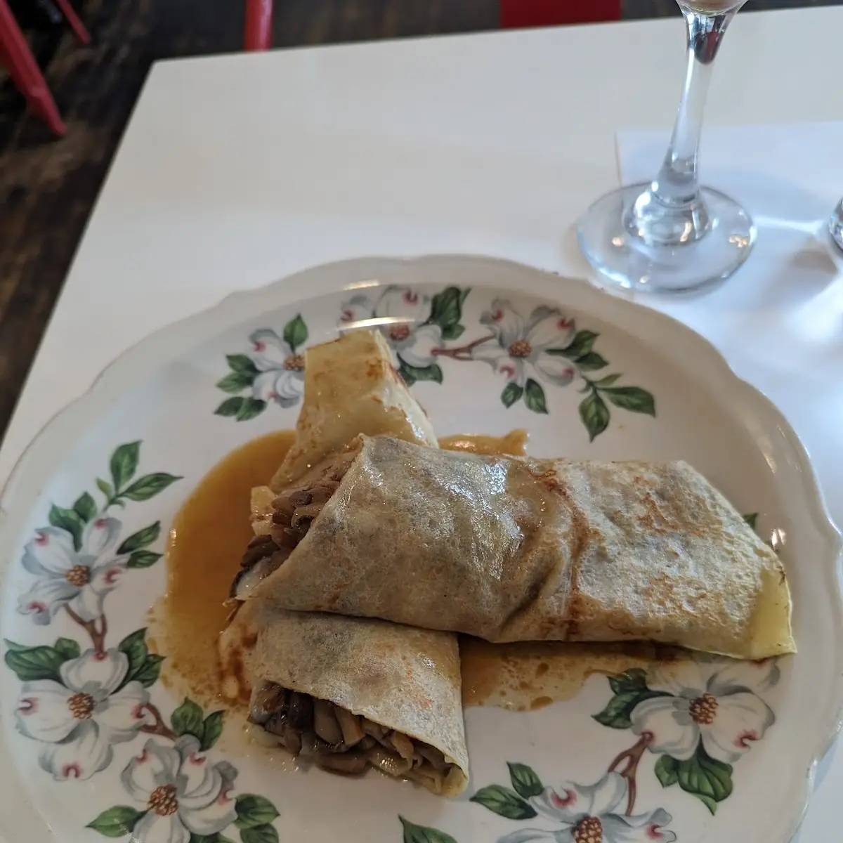 Spicy Chicken Crepe