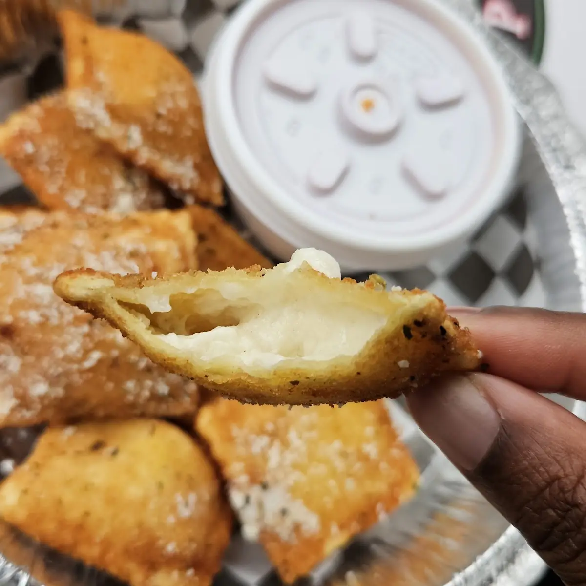 Fried Cheese Ravioli