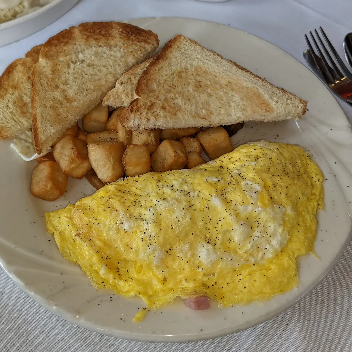 Ham & White Cheddar Omelette