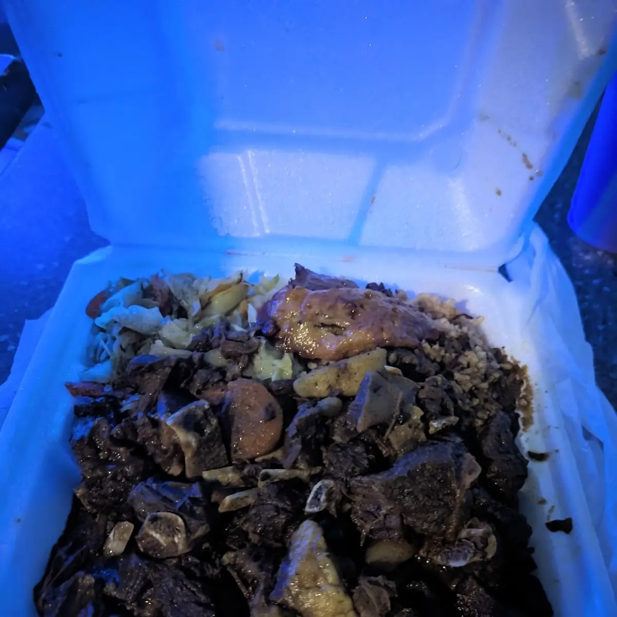 Large Goat Curry Meal