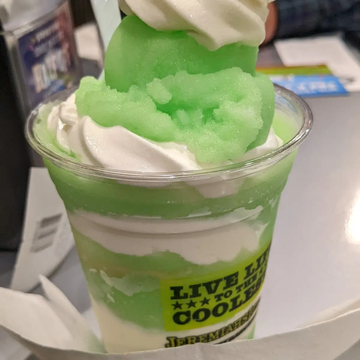 Soft Served Vanilla Ice Cream