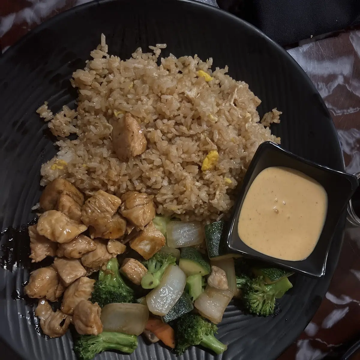 Hibachi Chicken with Fried Rice