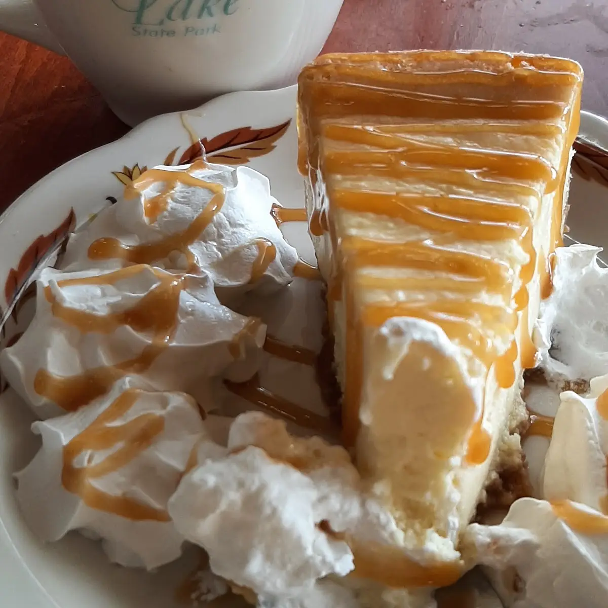 Caramel Cheesecake Slice