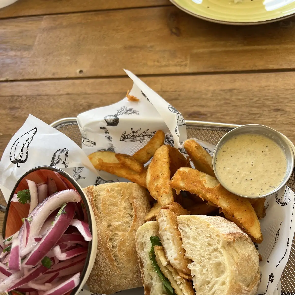 Fried Fish Sandwich Salad