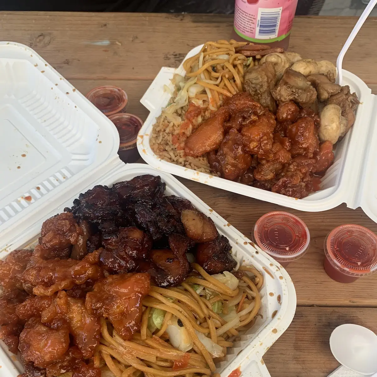 Orange Chicken and Lo Mein