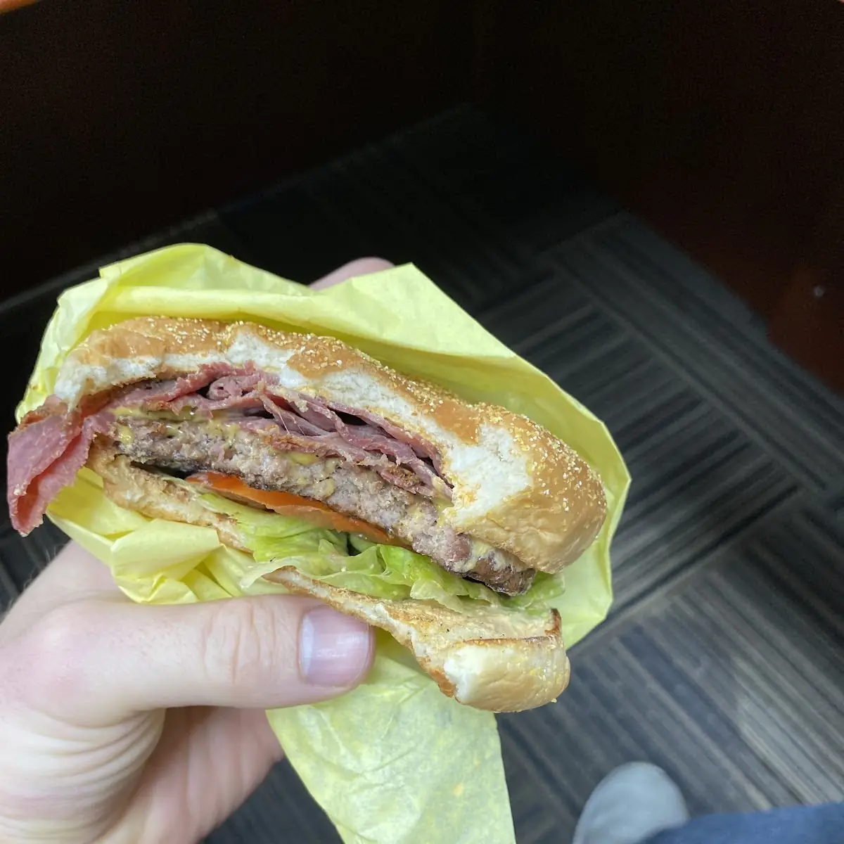 Largest Burger They Have Tiny