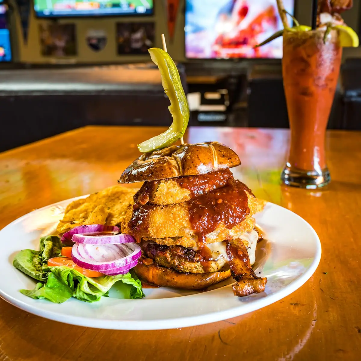 Hideway Bacon Cheese Burger