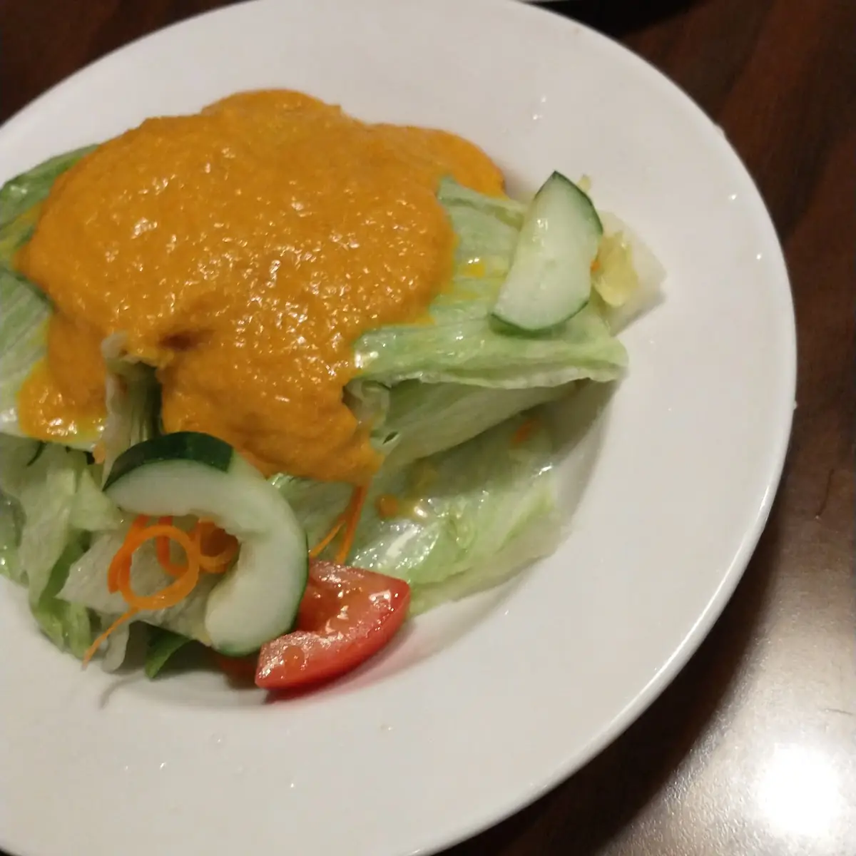 Salad with Ginger Dressing