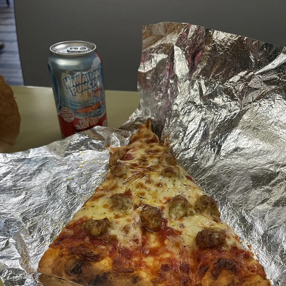 Sausage Pizza Slice