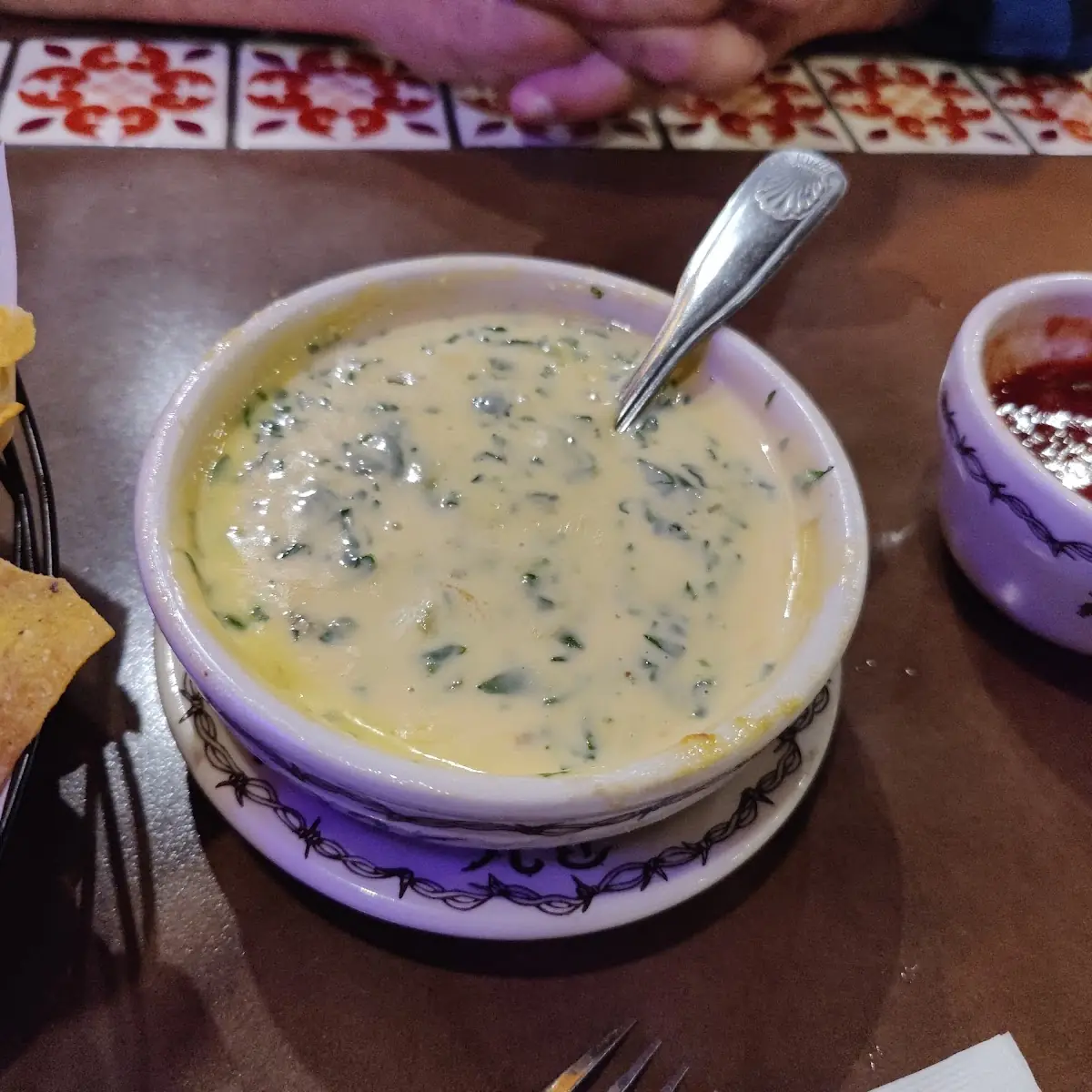 Queso Dip with Spinach