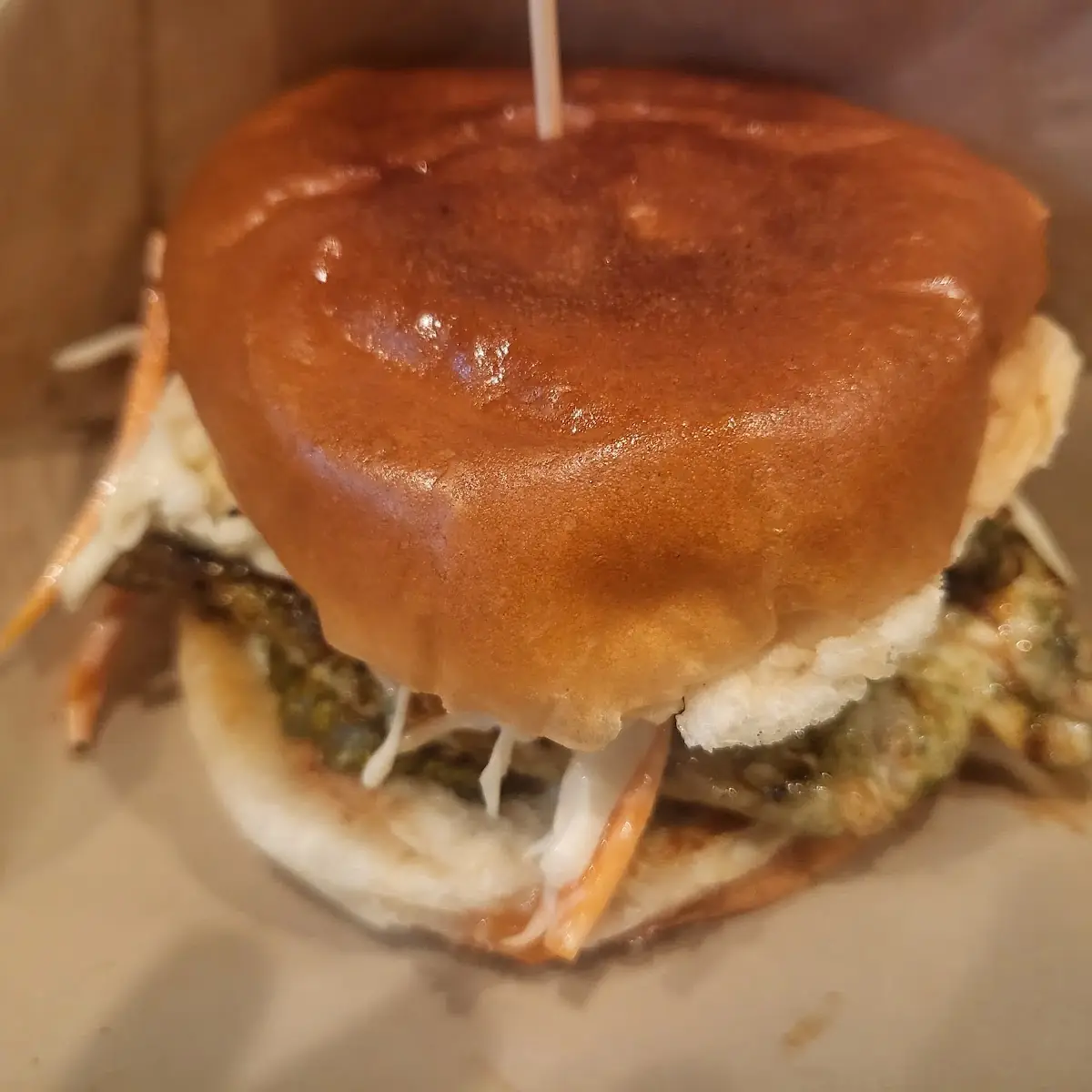 Herded Chicken Burger
