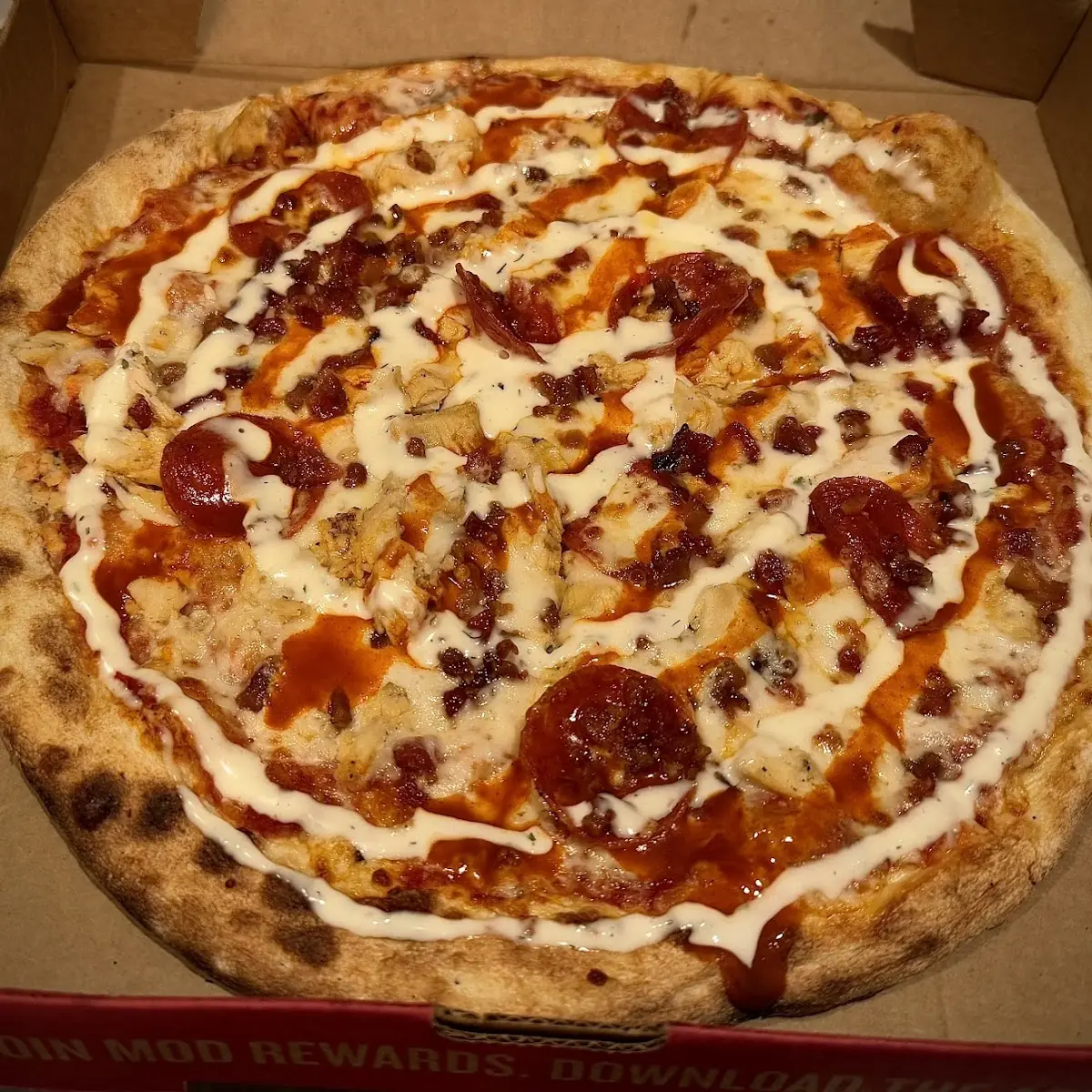 Chicken Bacon Pepperoni