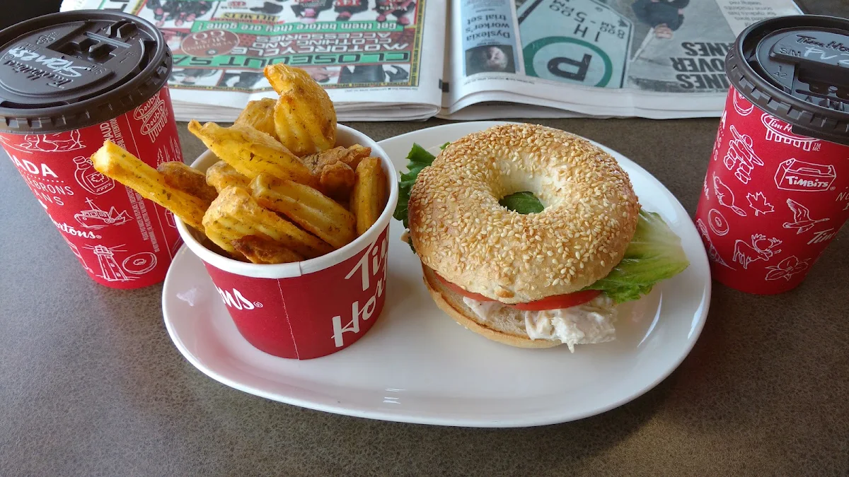 Chicken Salad on a Bagel, Tim Hortons