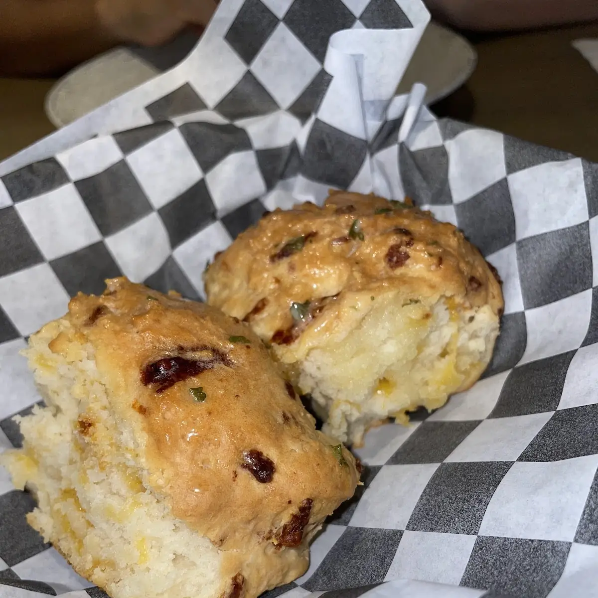 Buttered Cheddar Biscuits
