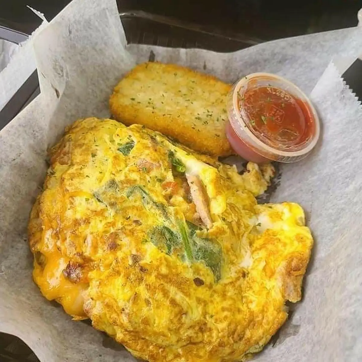 Sharon Da Diva: 3 Wings or 3 Tenders w/ Any Style Omelet