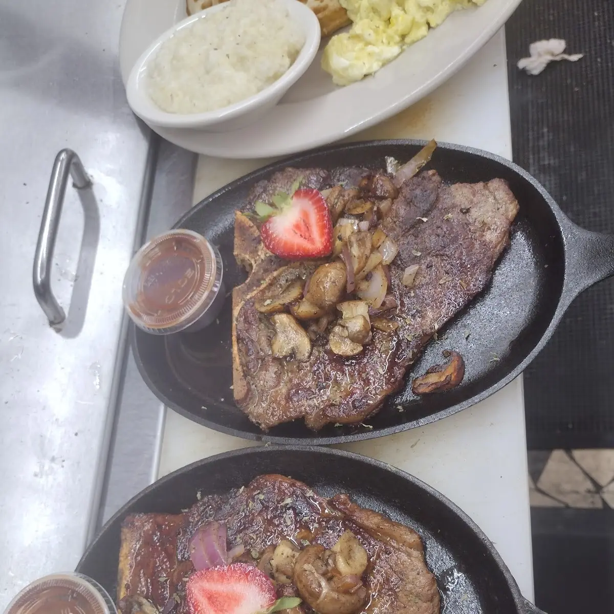 T-Bone Steak & Omelet
