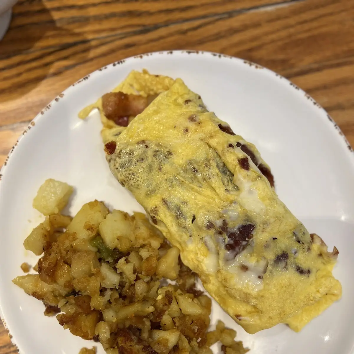 Mushroom and Cheese Omelette