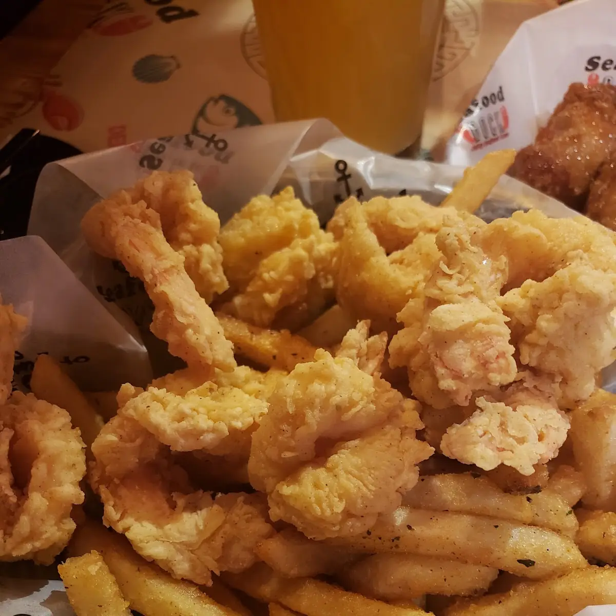 Fried Shrimp Basket 8